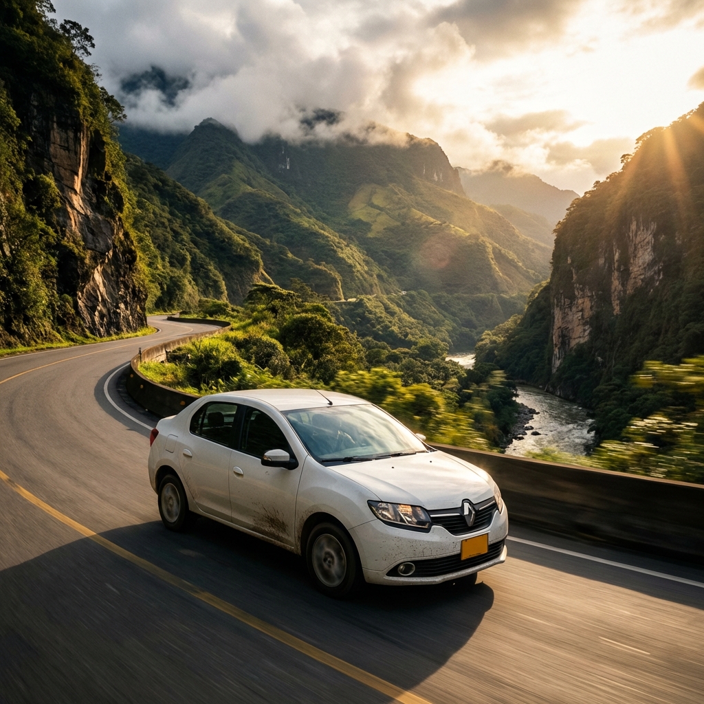 Renault Logan en Carretera